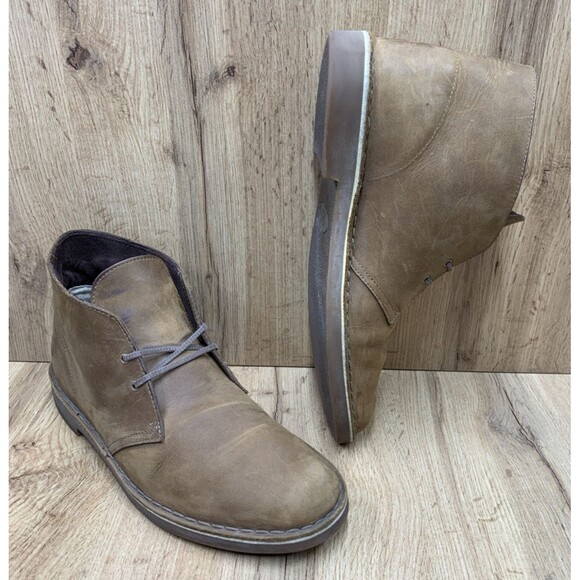 Clarks Men’s Bushacre 2 Chukka Desert Boots Beeswax 82286 Lace Up Brown  Size 12 - Picture 1 of 16